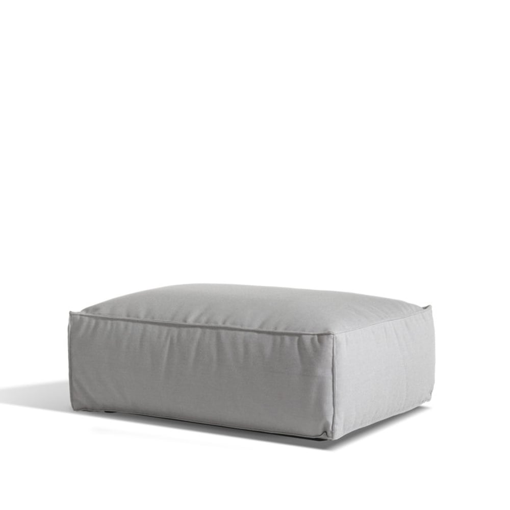 Skargaarden Asker modulsofa Sunbrella Sling light grey, fotskammel