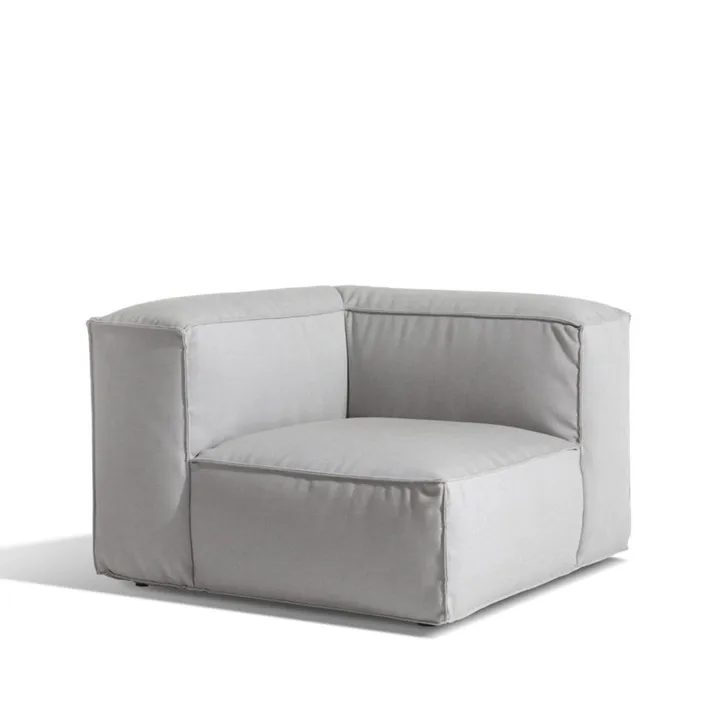 Asker sofamodul - Sunbrella sling light grey, hjørnedel - Skargaarden