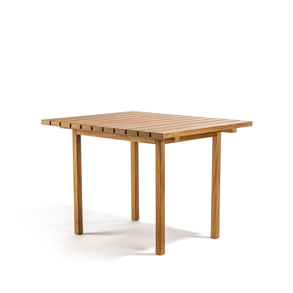 Skargaarden Djurö spisebord Teak, 100 cm | Skandinavisk Design | Hagebord | Brun