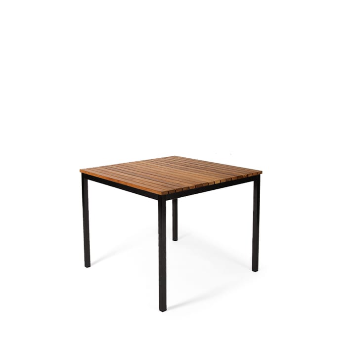 Häringe spisebord - Teak, small, svart stålstativ - Skargaarden