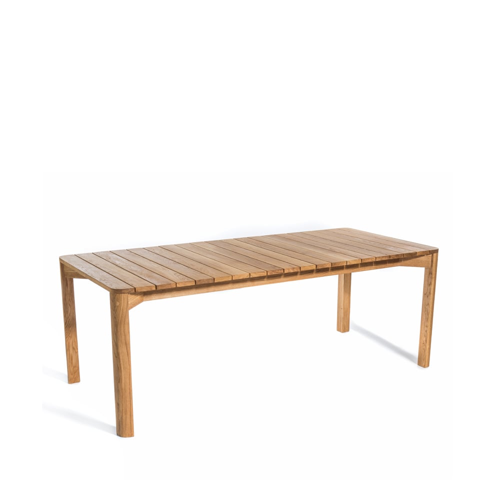 Skargaarden Korsö bord 200x90 cm Teak | Skandinavisk Design | Hagebord | Brun