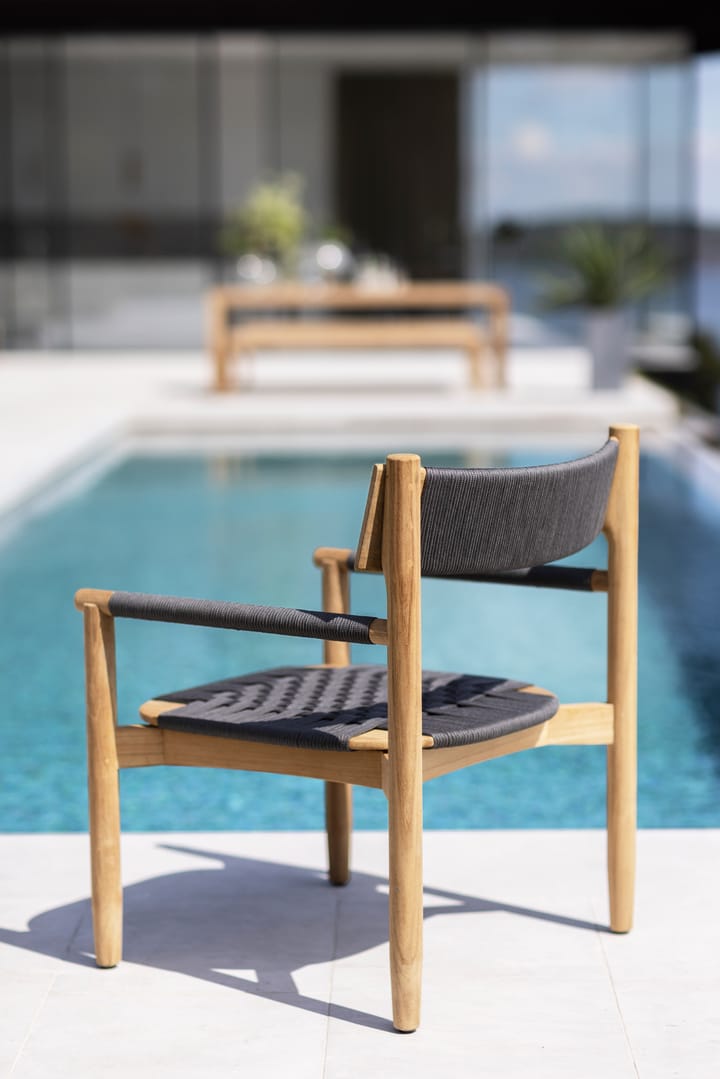 Koster loungestol, Teak-mørkegrå Skargaarden