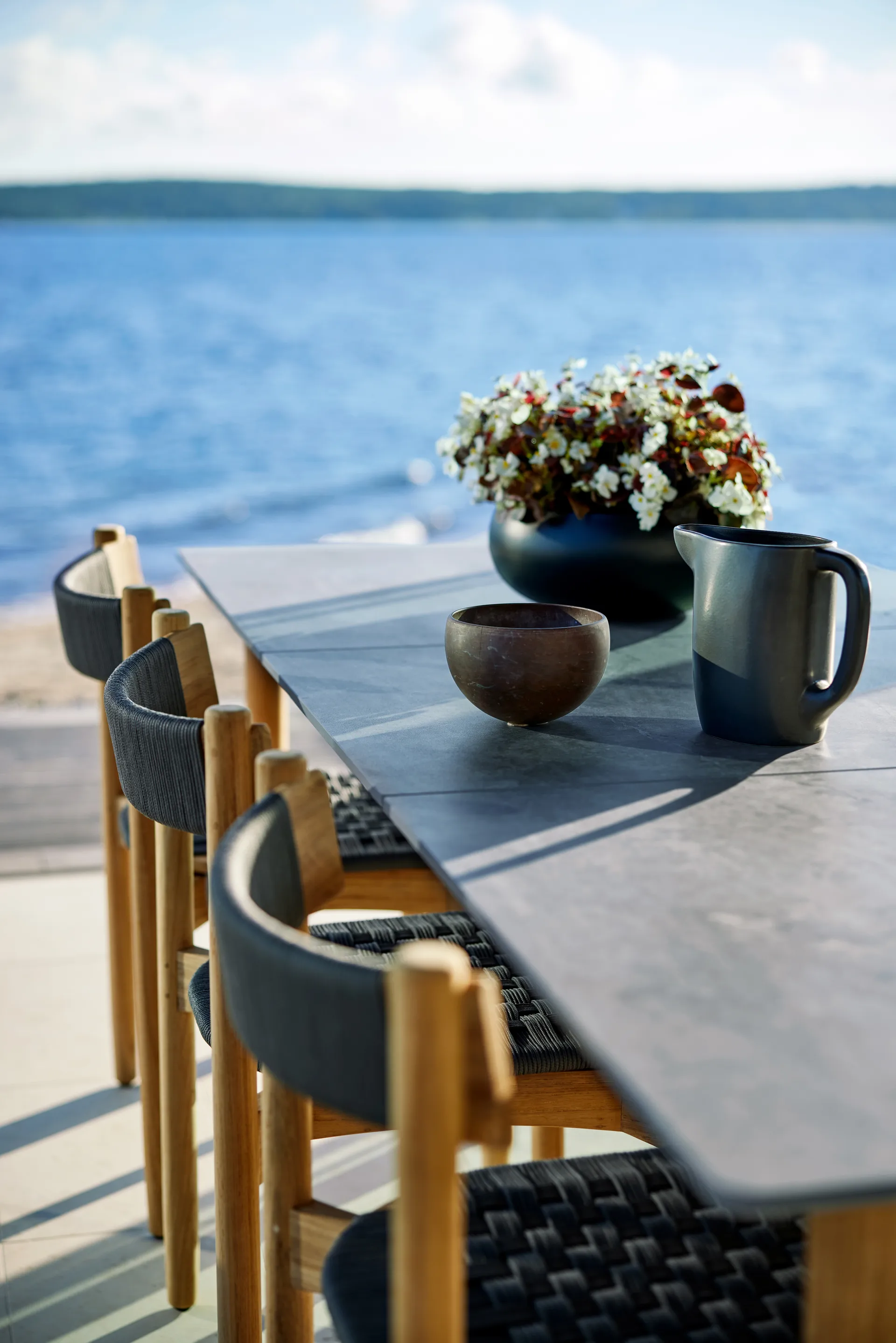 Koster loungestol, Teak-mørkegrå Skargaarden