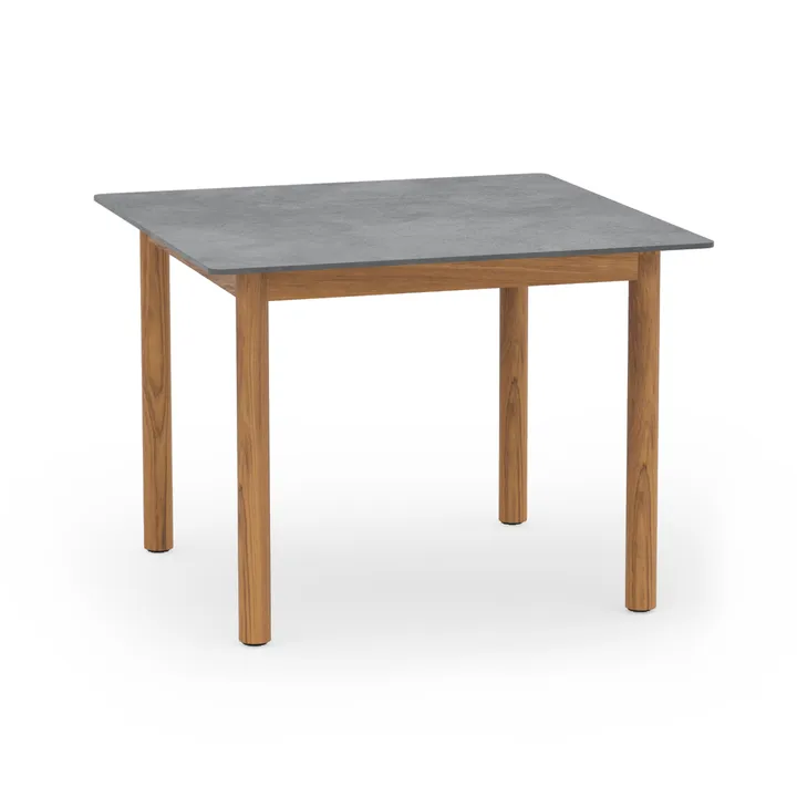 Koster spisebord 98x95x74 cm - Komposittplate og teak - Skargaarden