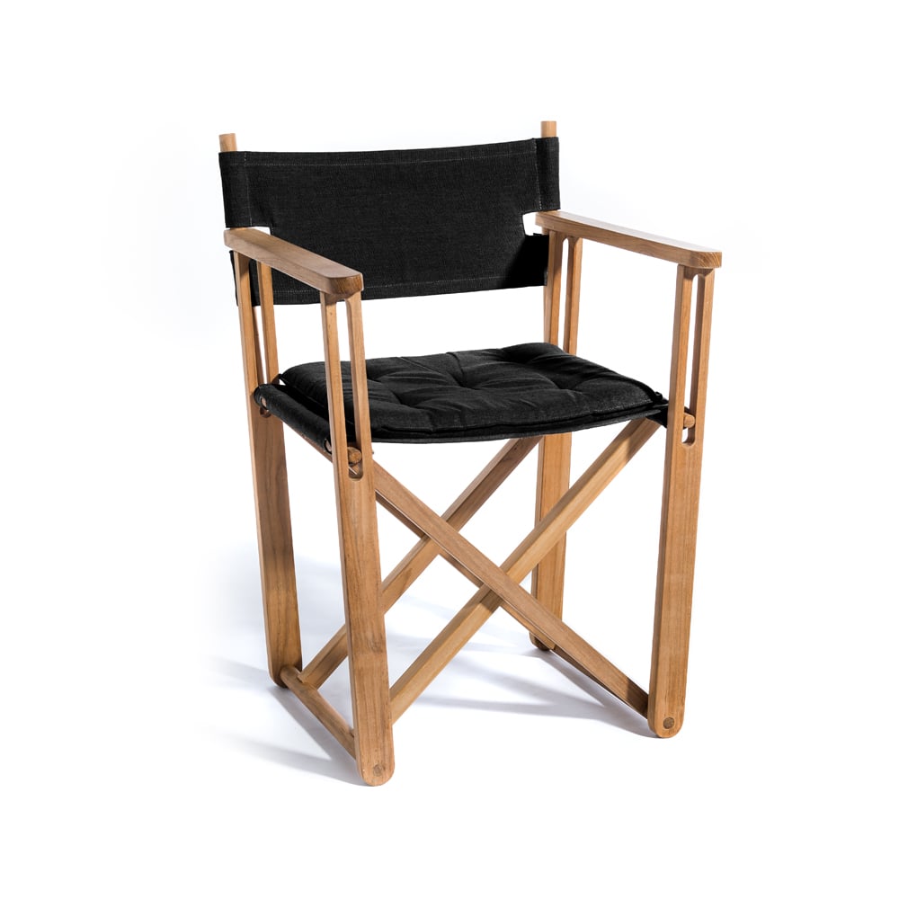 Skargaarden Kryss Dining karmstol Agora Nautic black, teak