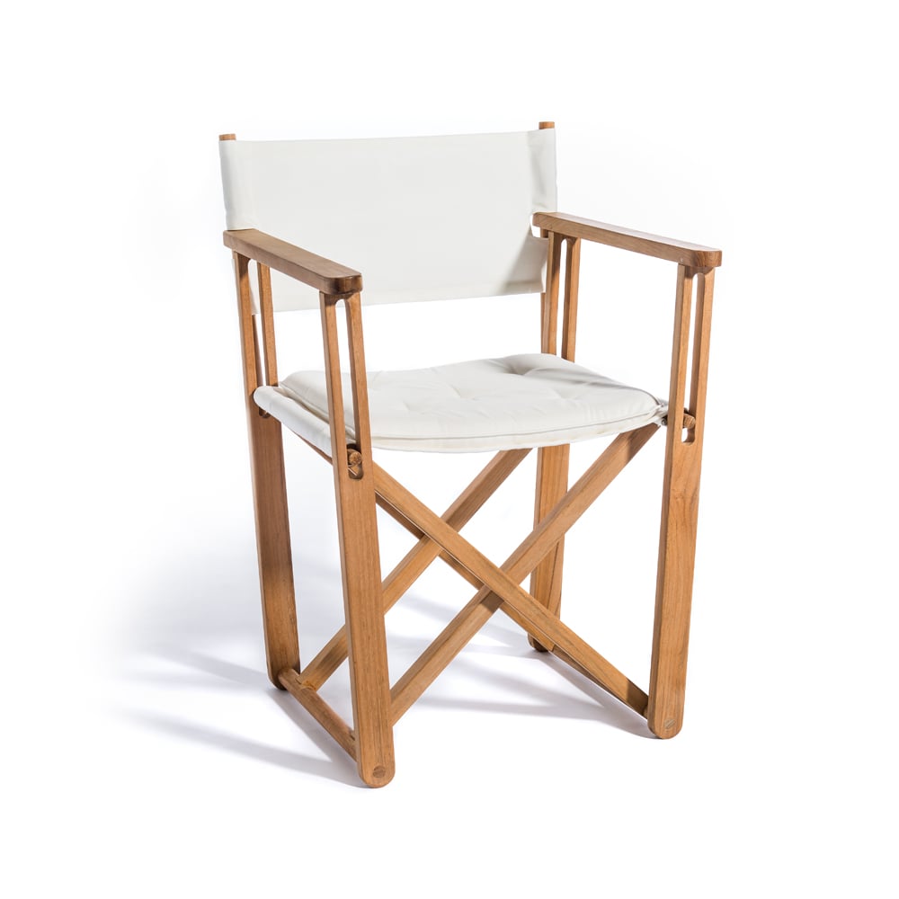 Skargaarden Kryss Dining karmstol Agora Nautic white, teak