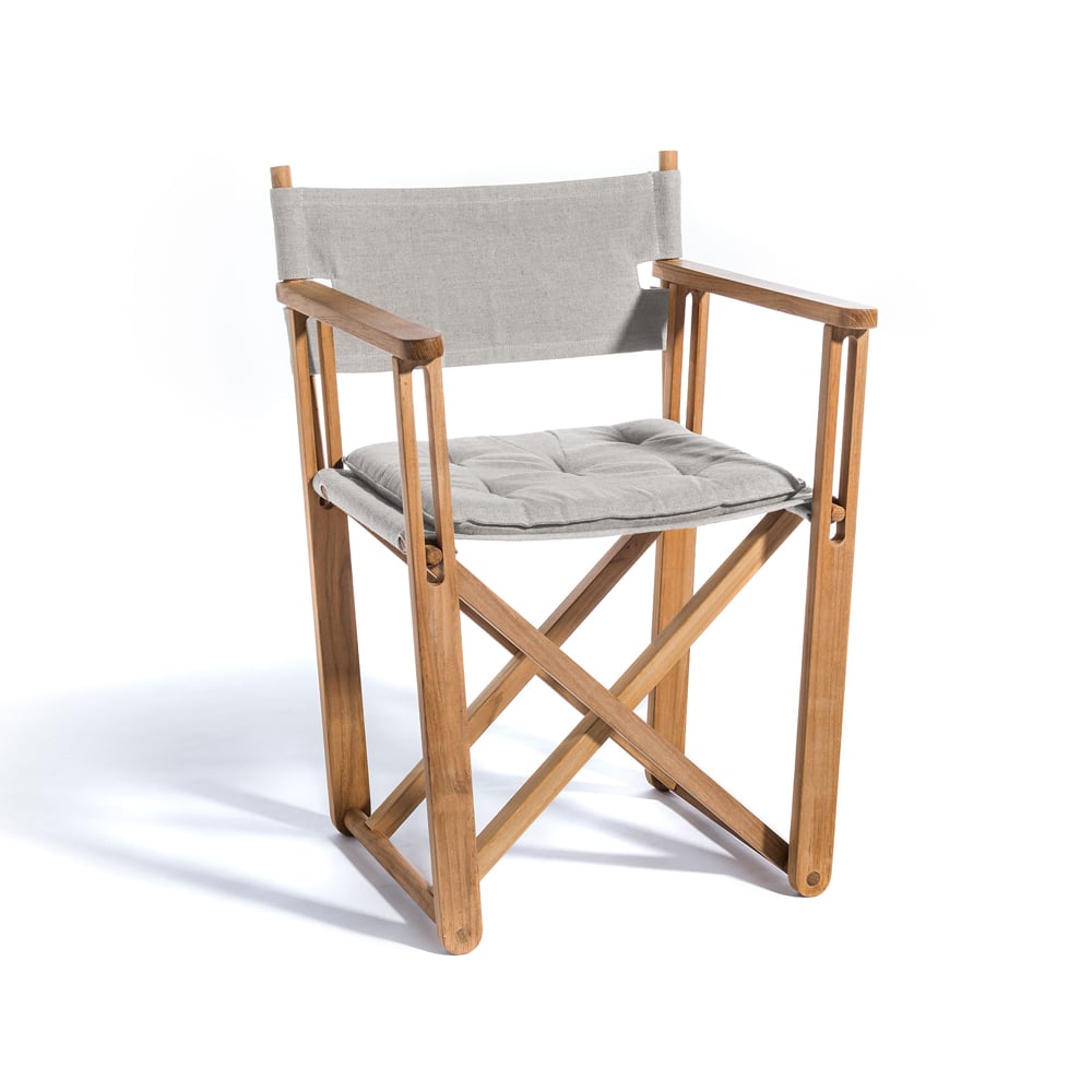 Skargaarden Kryss Dining karmstol Canvas natural, teak