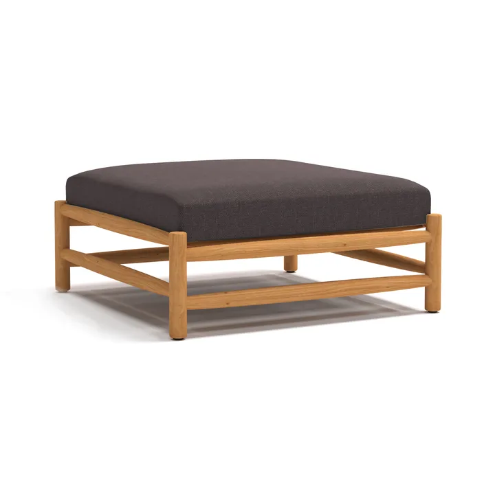 Saltholm Ottoman teak - gråbrun pute - Skargaarden