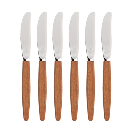 Skaugum kniv 6-stk. Ecco Teak - undefined - Skaugum of Norway