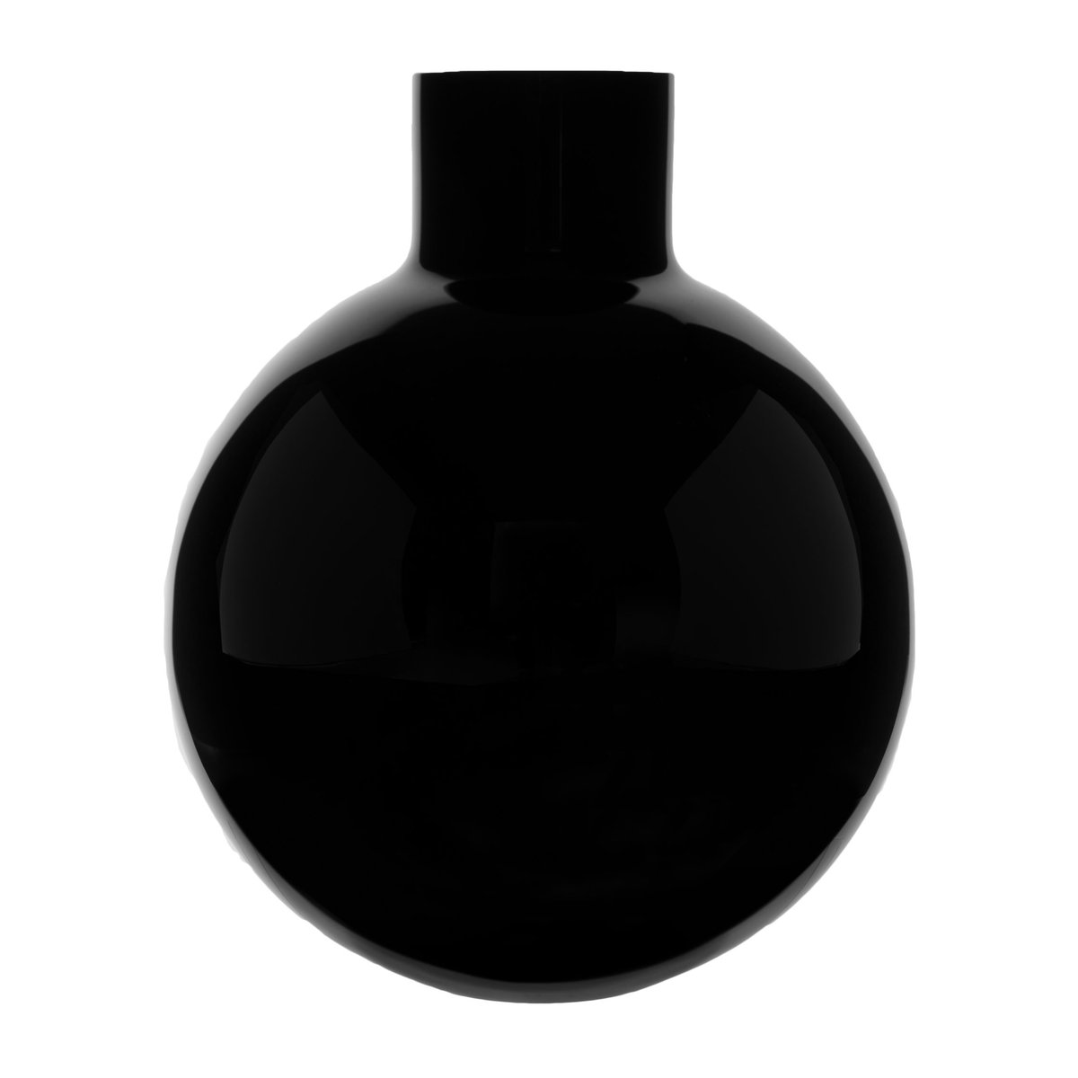 Bilde av Skrufs Glasbruk Pallo vas Svart 31 cm