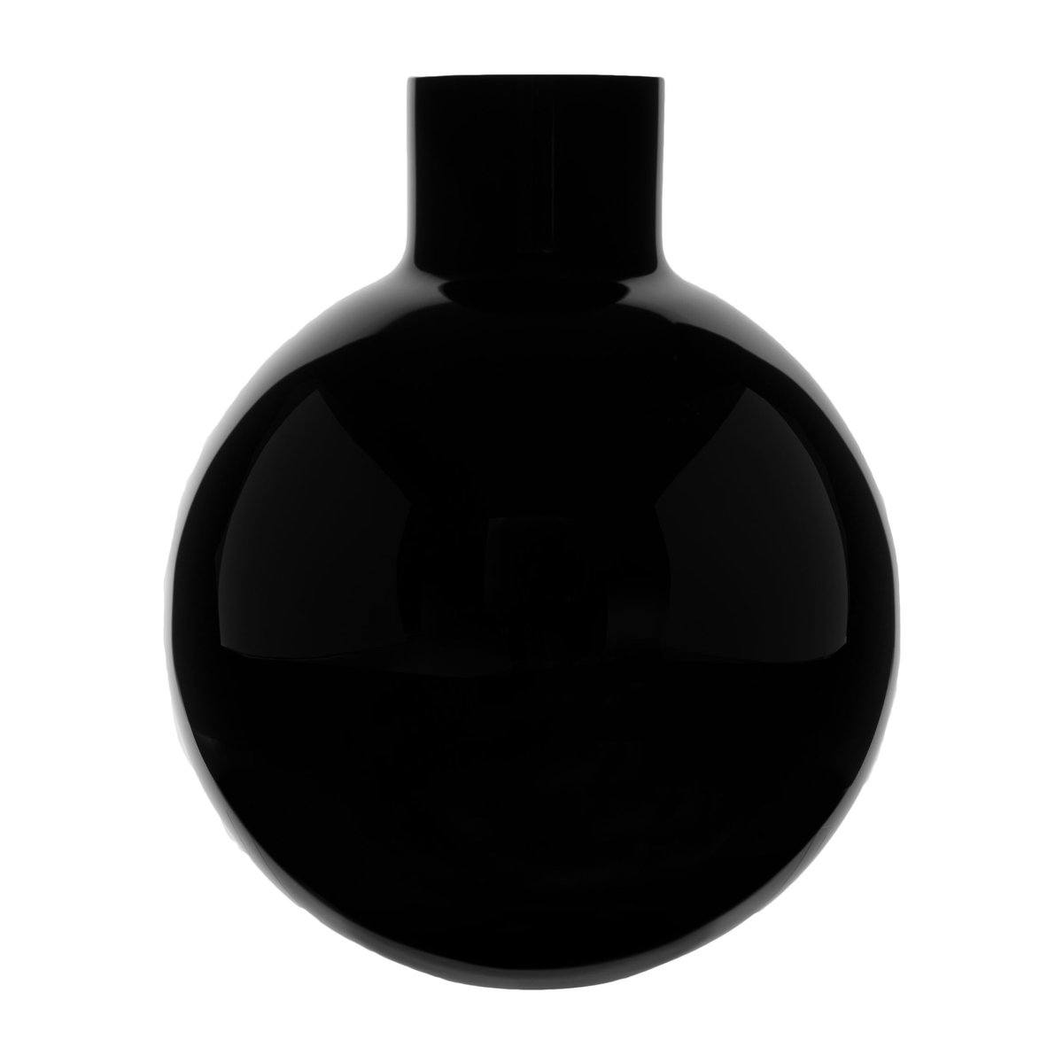 Bilde av Skrufs Glasbruk Pallo vas Svart 37 cm
