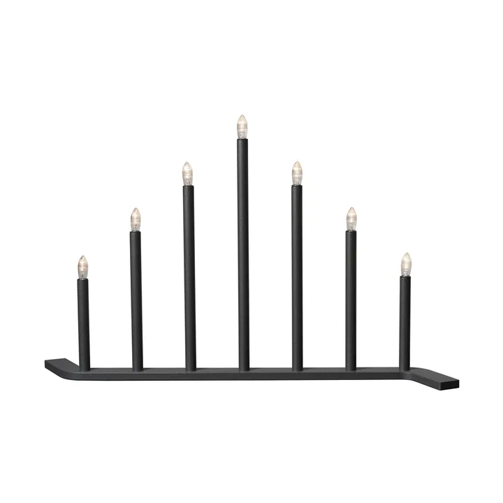 Advent RE adventslysestake - Grå-7 lys - SMD Design