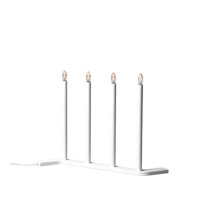 Advent RE adventslysestake - hvit, 4 lys - SMD Design