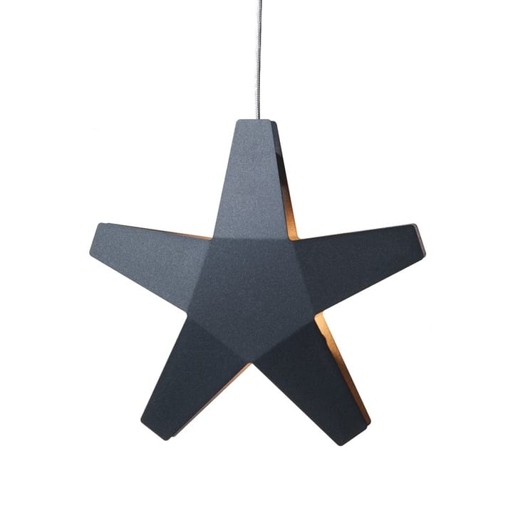 Advent Stjerne Adventsstjerne, grå, 40 cm, lysegrå tekstilledning SMD Design