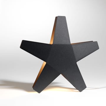 Advent Stjerne Adventsstjerne - grå, 40 cm, lysegrå tekstilledning - SMD Design
