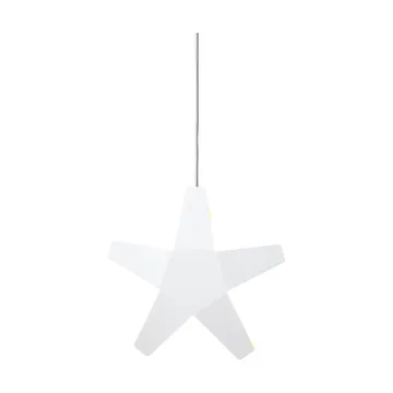 Advent Stjerne Adventsstjerne - Hvit-grå ledning, 40 cm - SMD Design