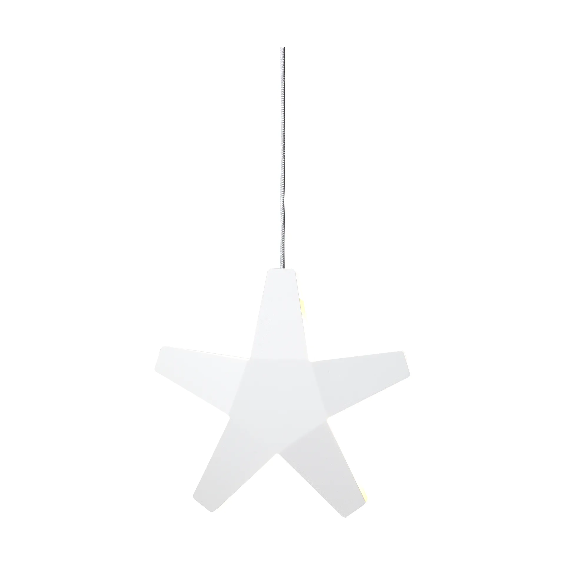 Advent Stjerne Adventsstjerne, Hvit-grå ledning, 60 cm SMD Design