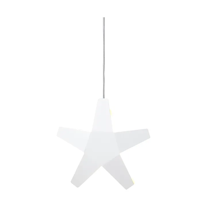 Advent Stjerne Adventsstjerne - Hvit-grå ledning, 60 cm - SMD Design