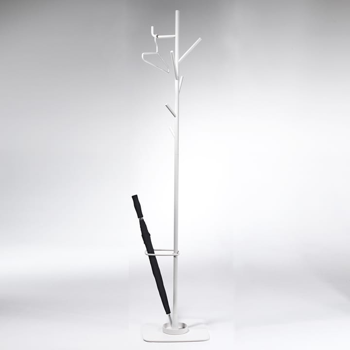 Alfred stumtjener med paraplyholder, hvit SMD Design