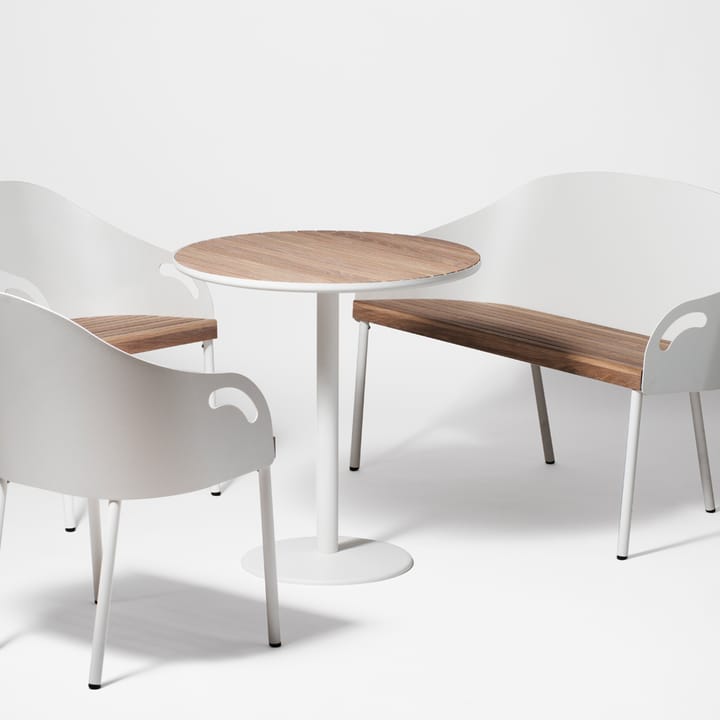 Brunnsviken bord - Hvit/eik - SMD Design