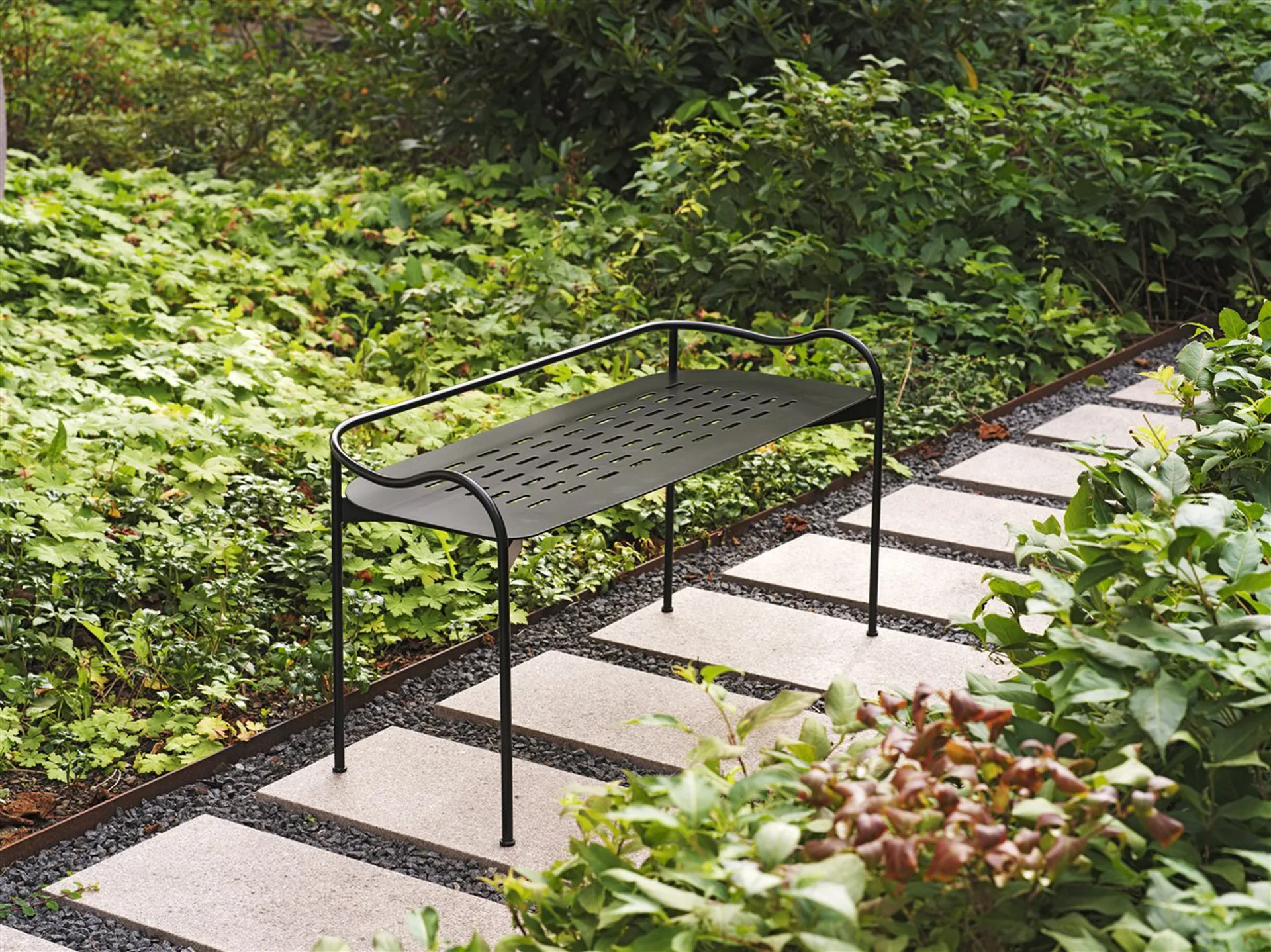 Bubble Outdoor benk, Sort SMD Design