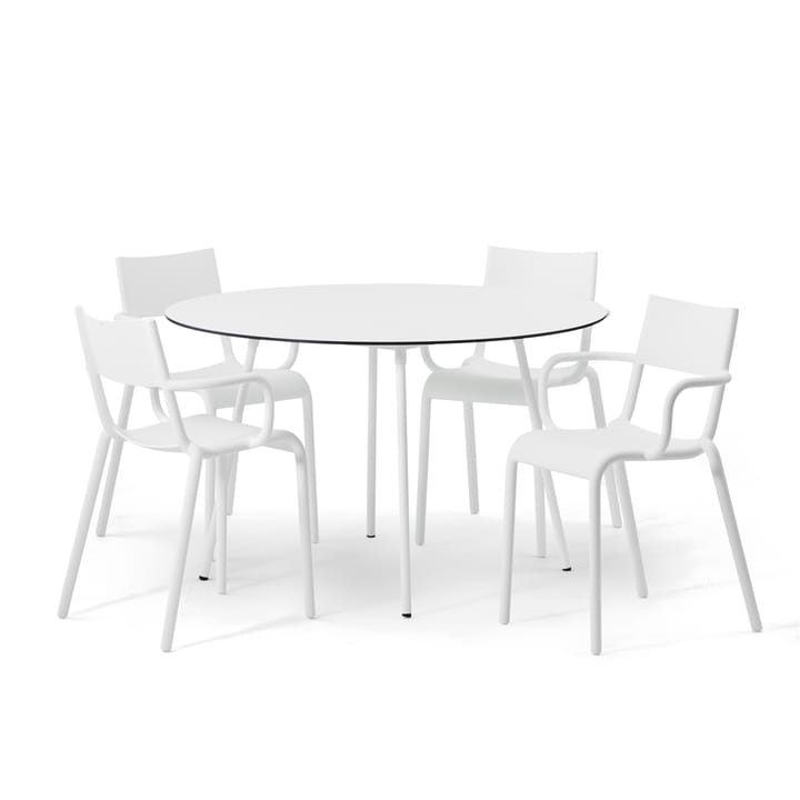 Ella spisebord rundt, hvit SMD Design