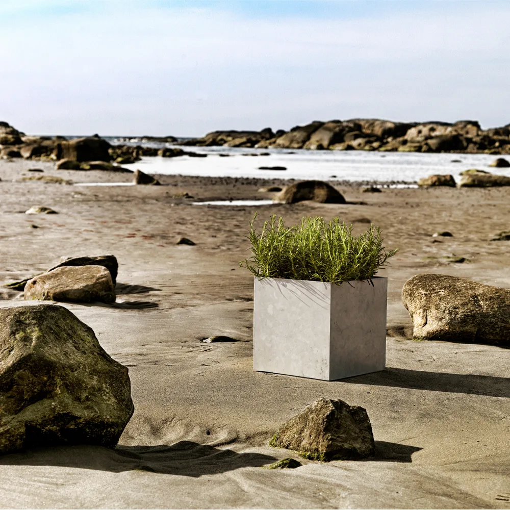 Jorda krukke, Galvanisert, 40 x 40 cm SMD Design