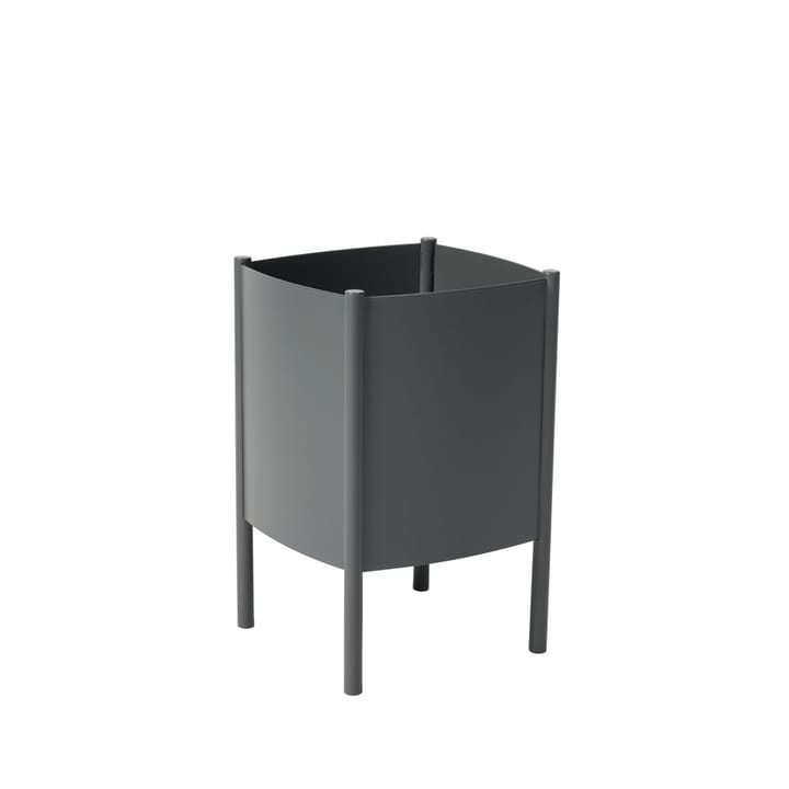 Konvex Pot krukke - Grå, liten Ø23 cm - SMD Design