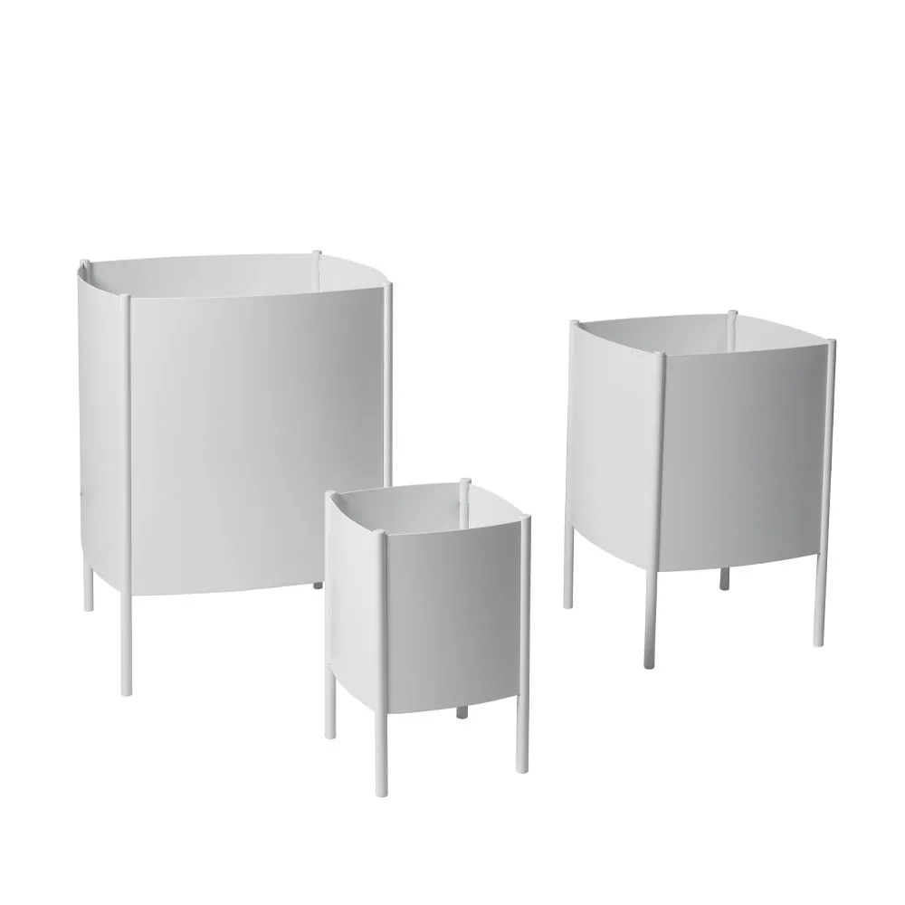 Konvex Pot krukke, Hvit, medium Ø34 cm SMD Design