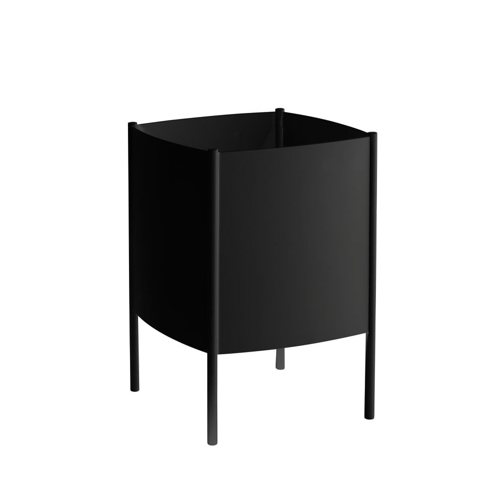 Bilde av SMD Design Konvex Pot krukke Svart medium Ø34 cm