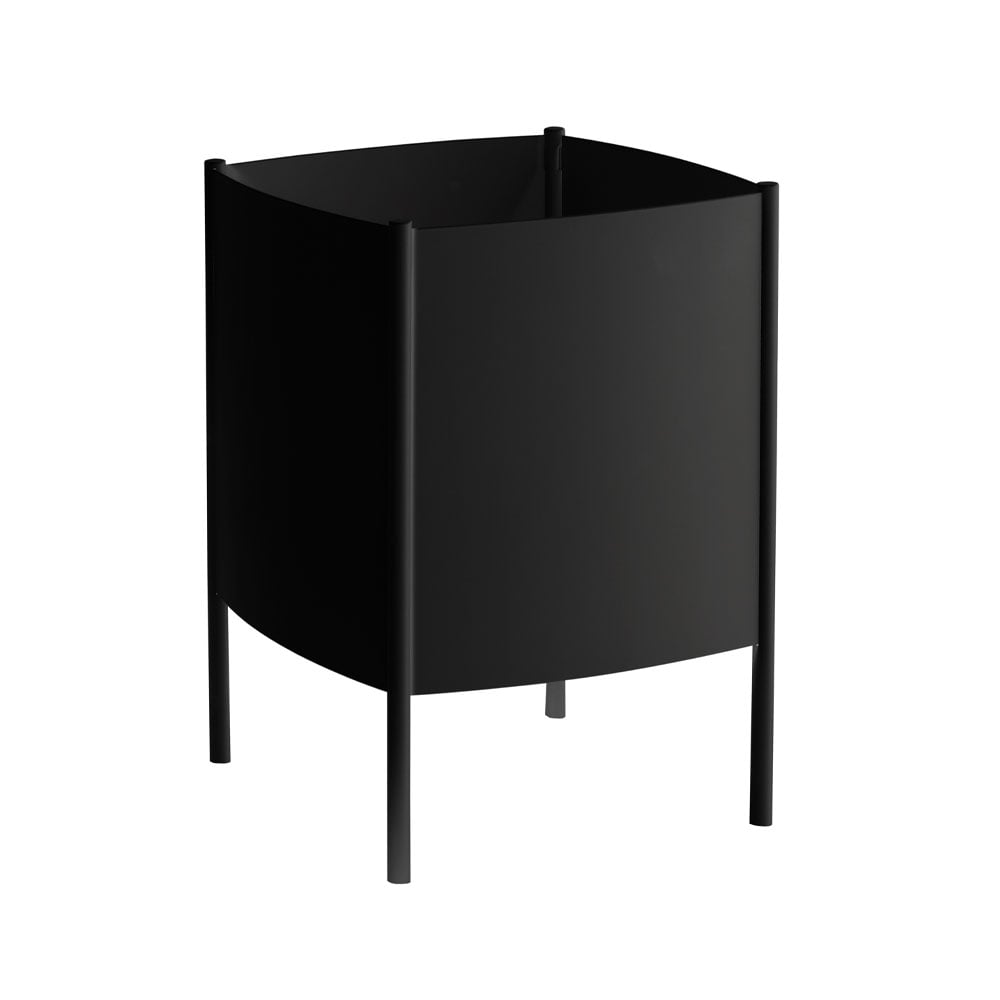 Bilde av SMD Design Konvex Pot krukke Svart stor Ø47 cm