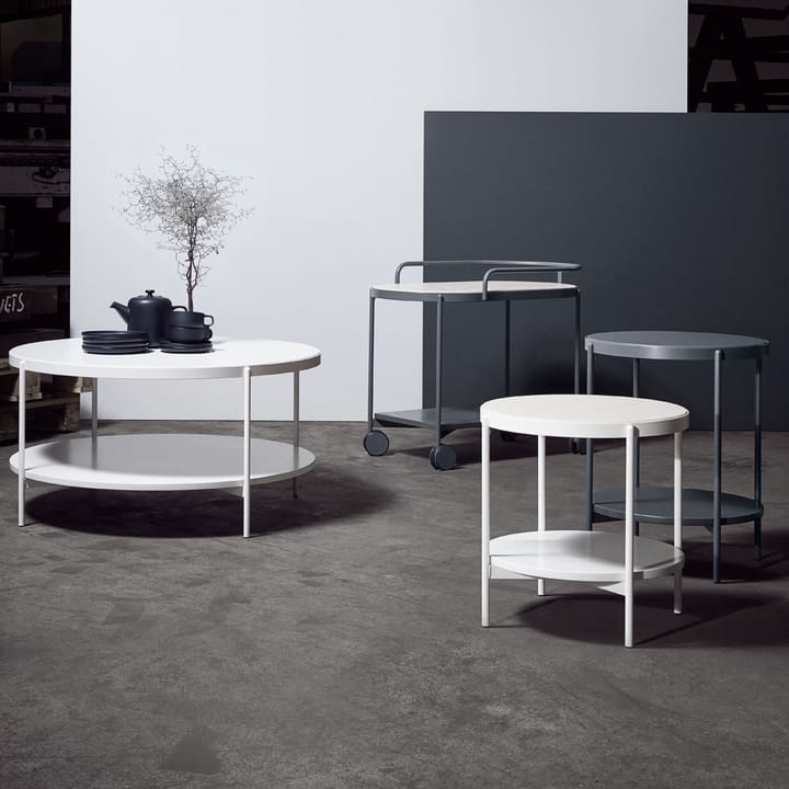 Lene sofabord, Grå, hvitpigmentert askefinér SMD Design