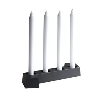 SMD adventsstake - Grå, 4 lys - SMD Design