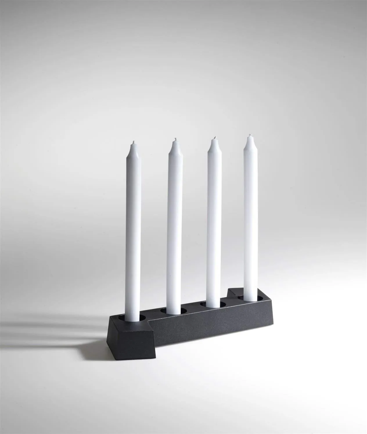 SMD adventsstake, Grå, 4 lys SMD Design