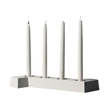 SMD adventsstake - Hvit, 4 lys - SMD Design