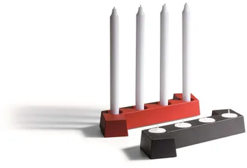 SMD adventsstake - Rød, 4 lys - SMD Design
