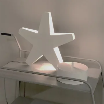 Stella 5 adventslysestake 41 cm - Svart - SMD Design
