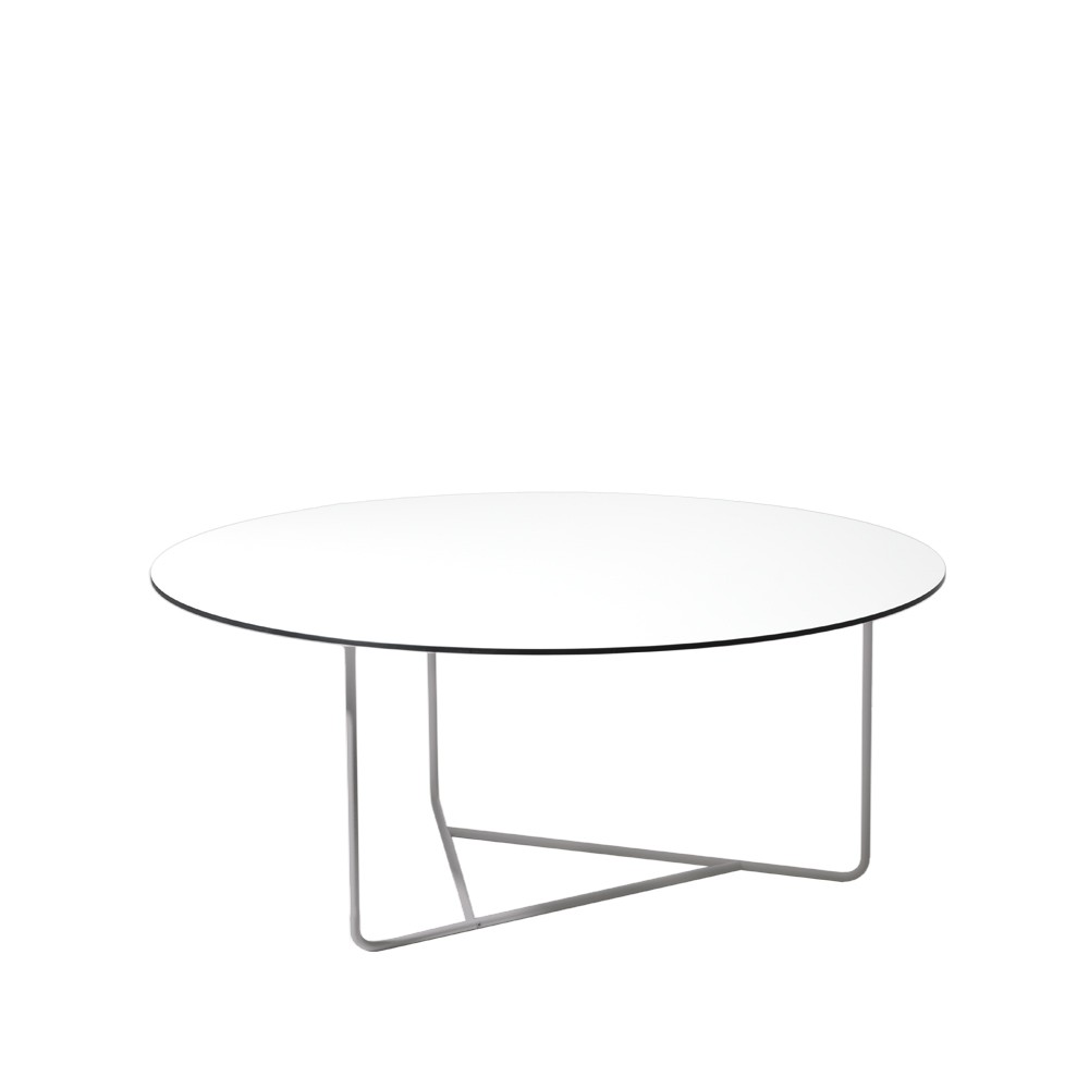 Bilde av SMD Design Tellus sofabord hvit kromstativ H 41 D 100