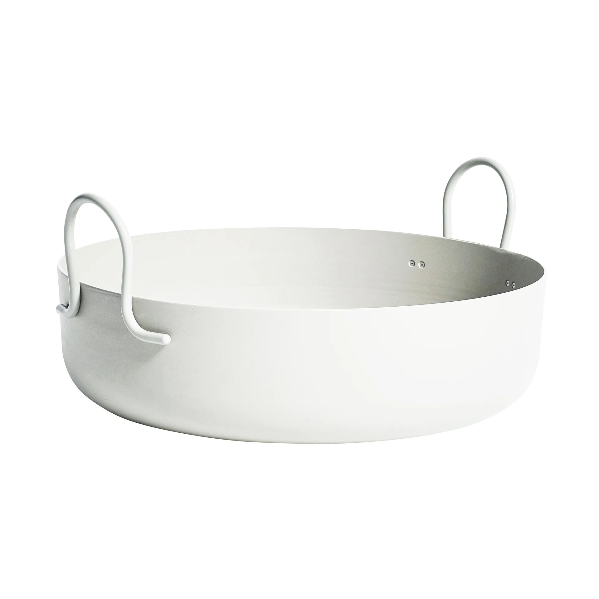 Tivoli krukke Ø50 cm lav, hvit SMD Design