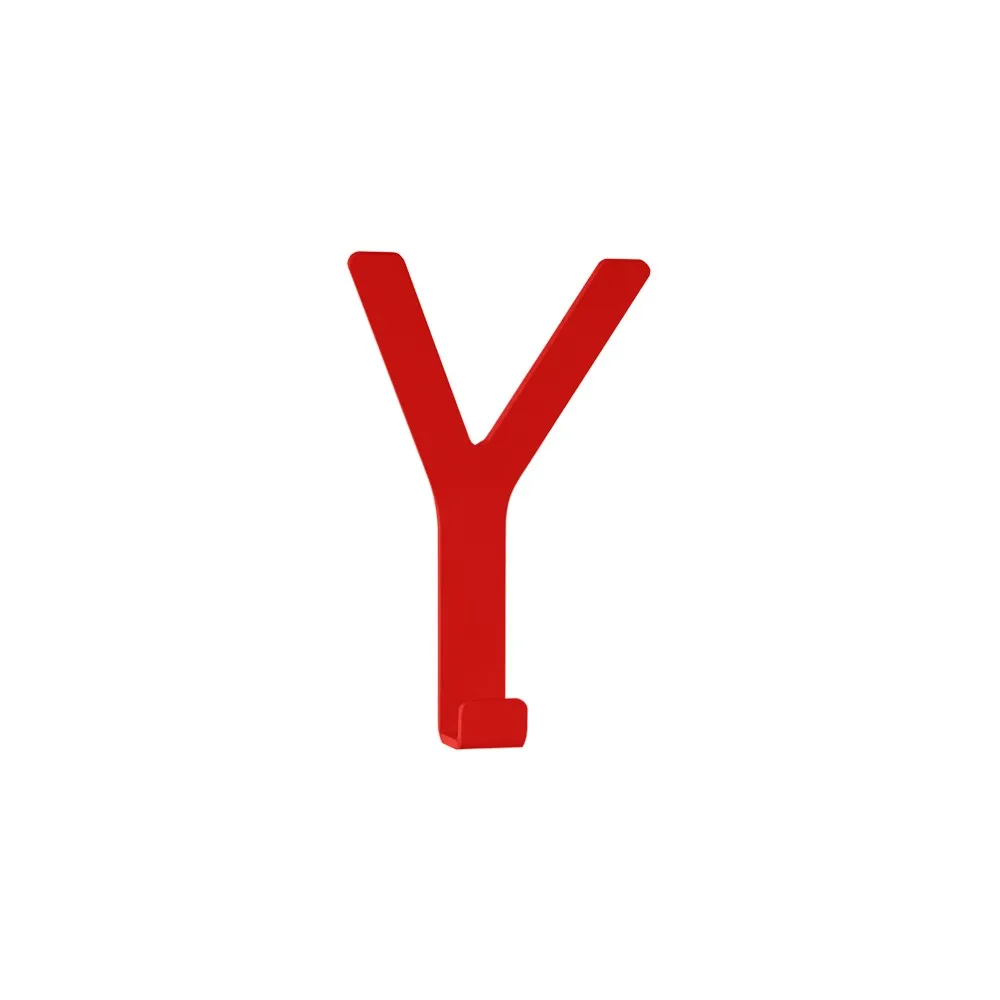 Y-krok Midi knagg, rød SMD Design