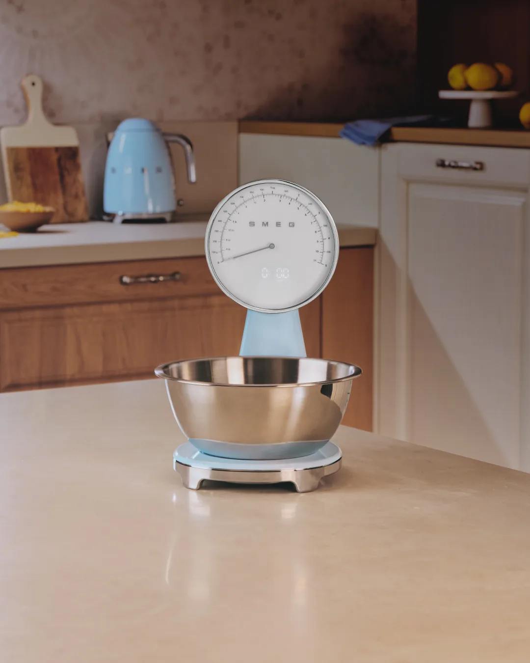 Smeg 50's Style analog kjøkkenvekt, Creme Smeg