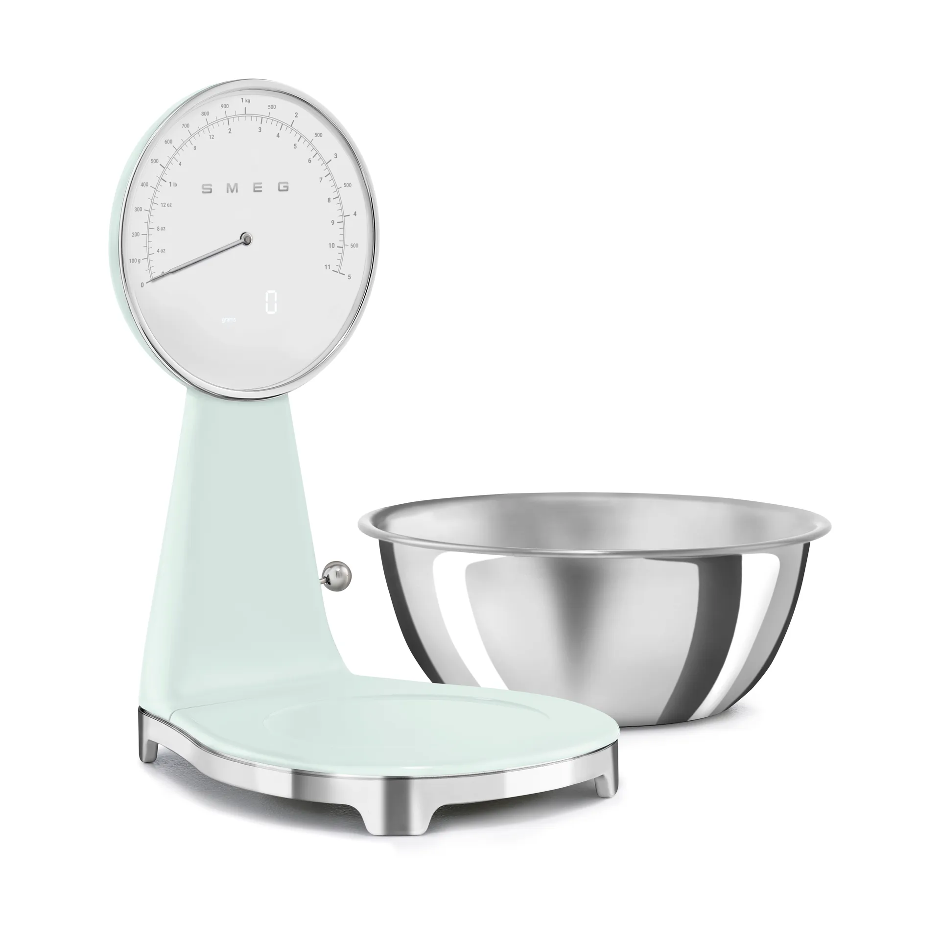 Smeg 50's Style analog kjøkkenvekt, Pastell green Smeg