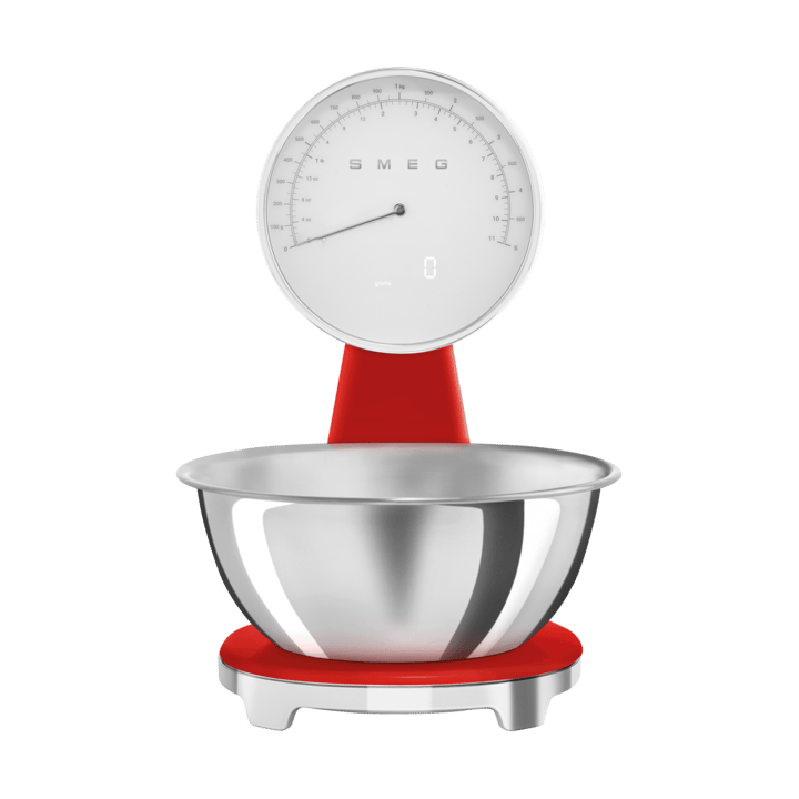 Smeg 50's Style analog kjøkkenvekt - Red - Smeg