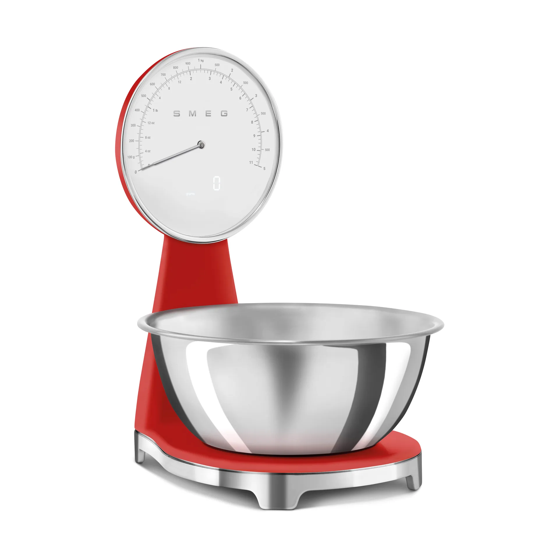 Smeg 50's Style analog kjøkkenvekt, Red Smeg