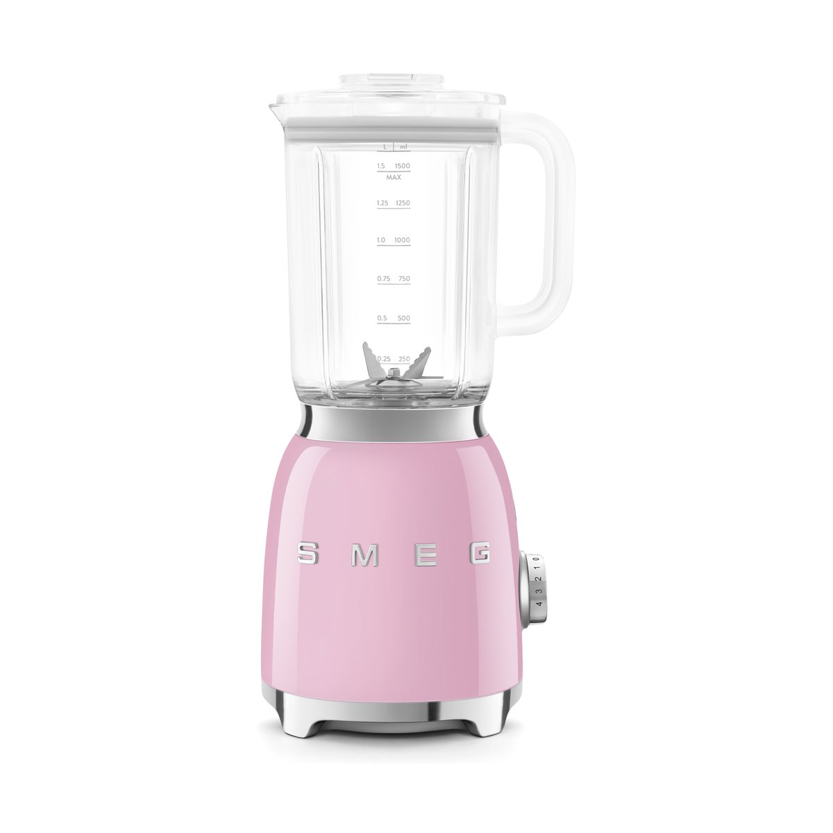 Smeg 50's Style blender 800 watt Pastellrosa | Skandinavisk Design | Rosa