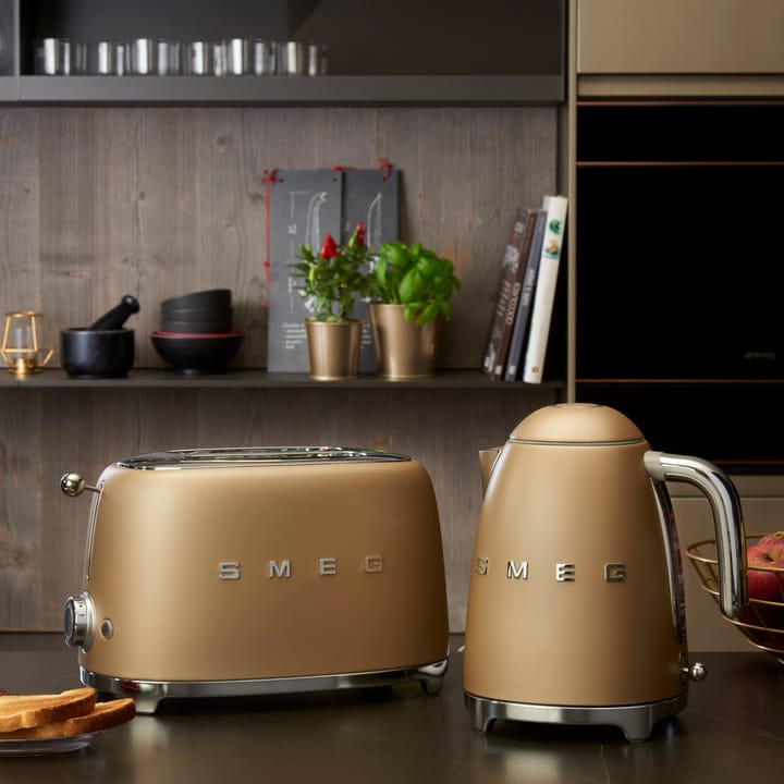 Smeg 50's Style brødrister 2 skiver, Champagne Smeg