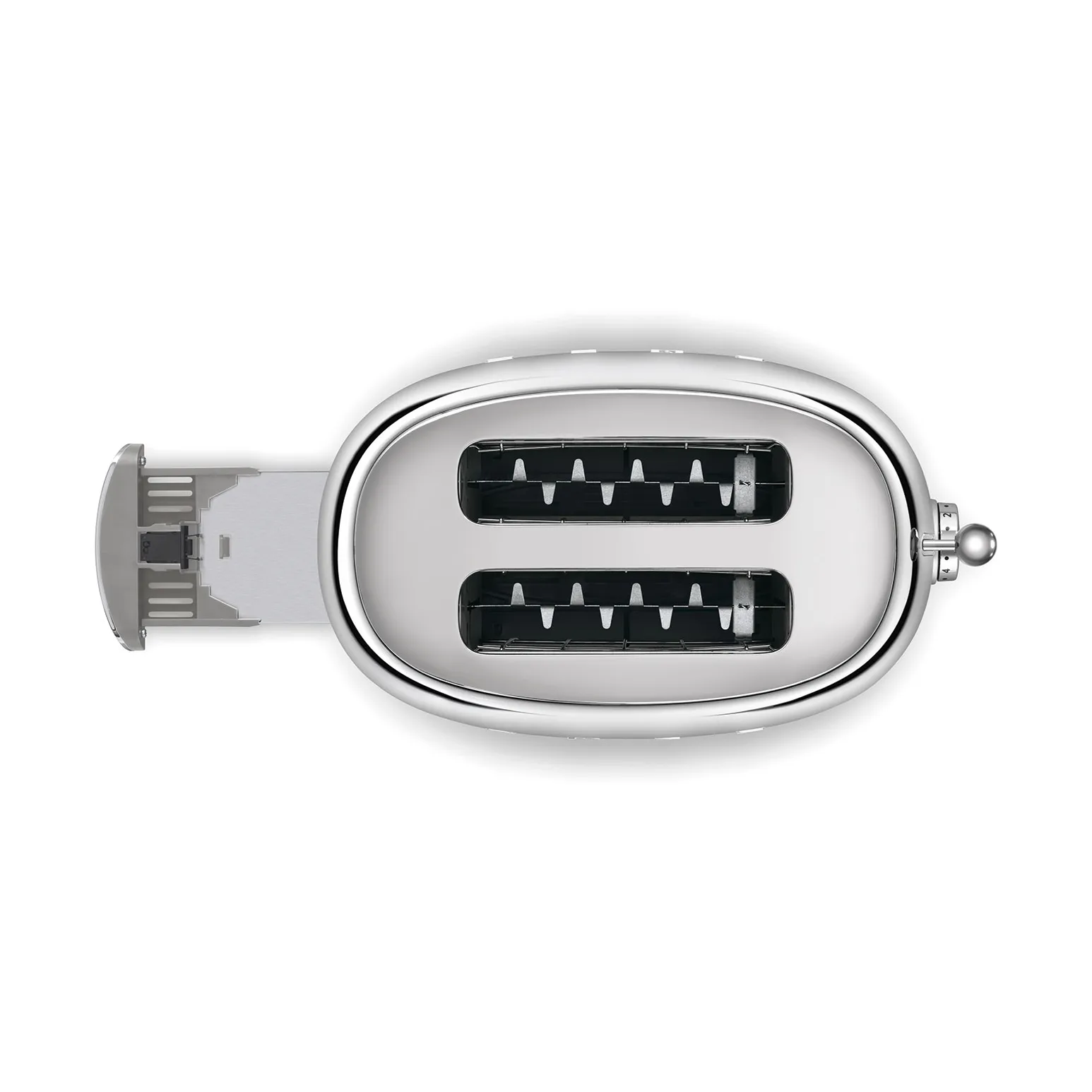 Smeg 50's Style brødrister 2 skiver, Krom Smeg