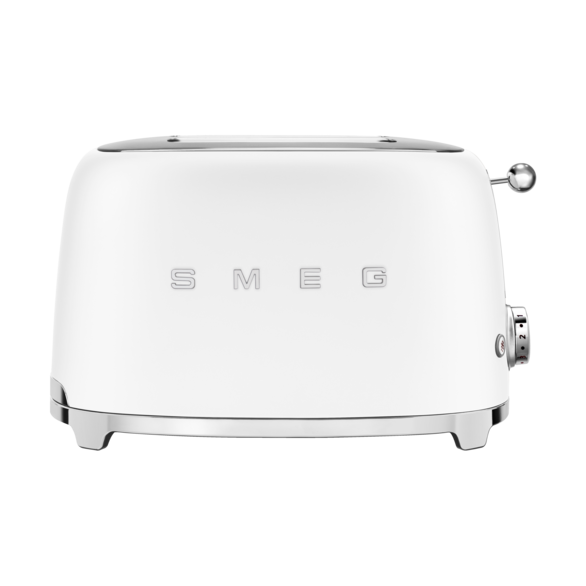Smeg 50's Style brødrister 2 skiver Matt hvit | Skandinavisk Design | Hvit