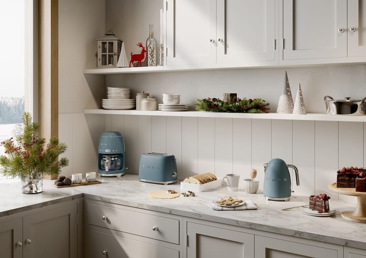Smeg 50's Style brødrister 2 skiver, Storm blue Smeg