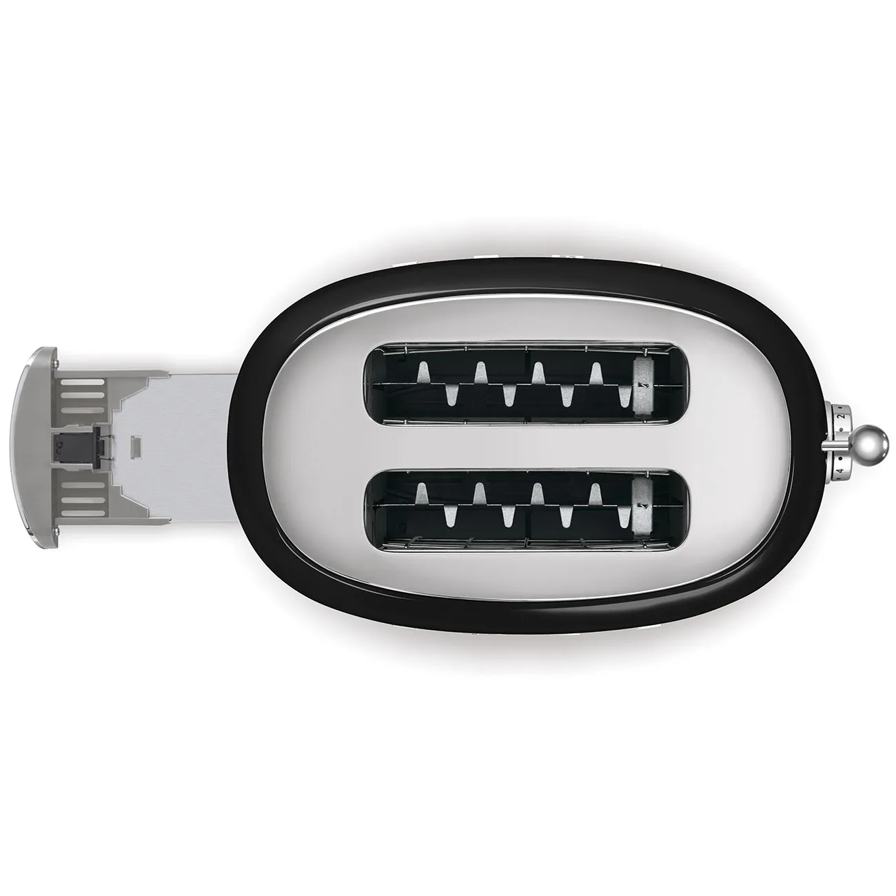 Smeg 50's Style brødrister 2 skiver, Svart Smeg